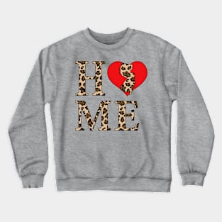 New Jersey Home Leopard Print Crewneck Sweatshirt